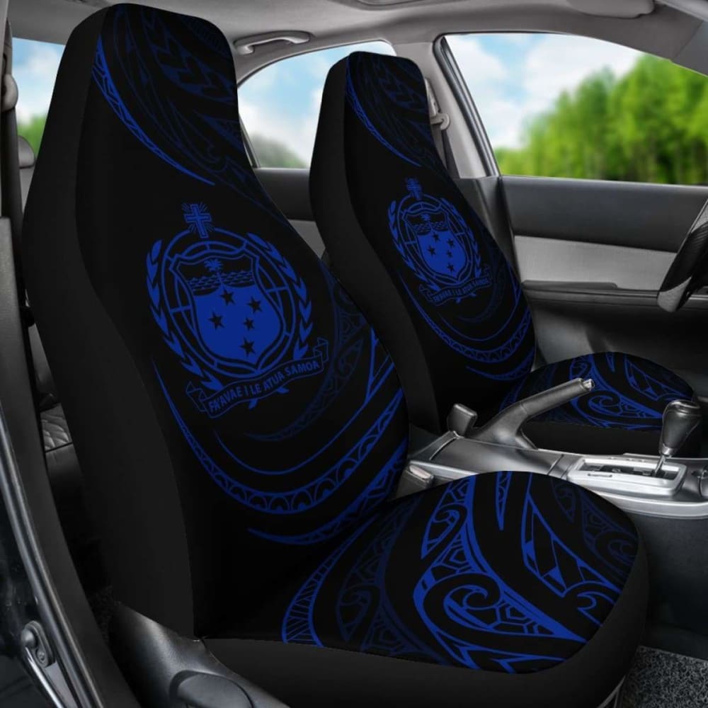 Samoa Car Seat Covers - \bBlue - Frida Style -