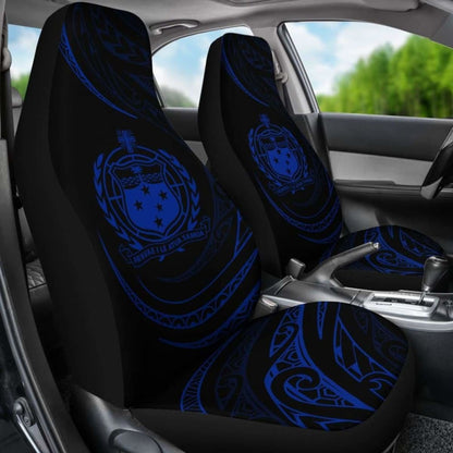 Samoa Car Seat Covers - \bBlue - Frida Style -