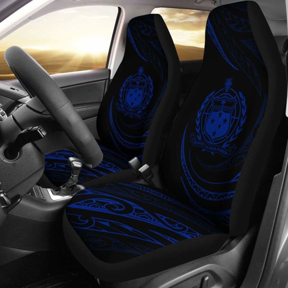 Samoa Car Seat Covers - \bBlue - Frida Style -
