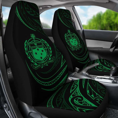 Samoa Car Seat Covers - \bGreen - Frida Style -