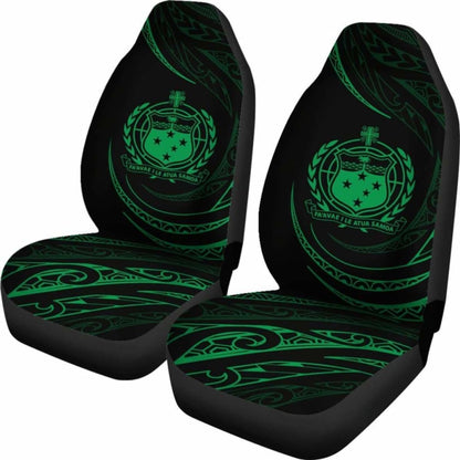 Samoa Car Seat Covers - \bGreen - Frida Style -