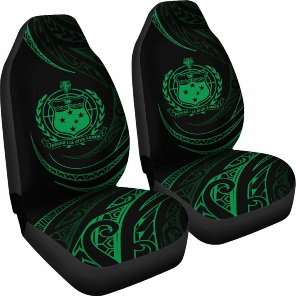 Samoa Car Seat Covers - \bGreen - Frida Style -