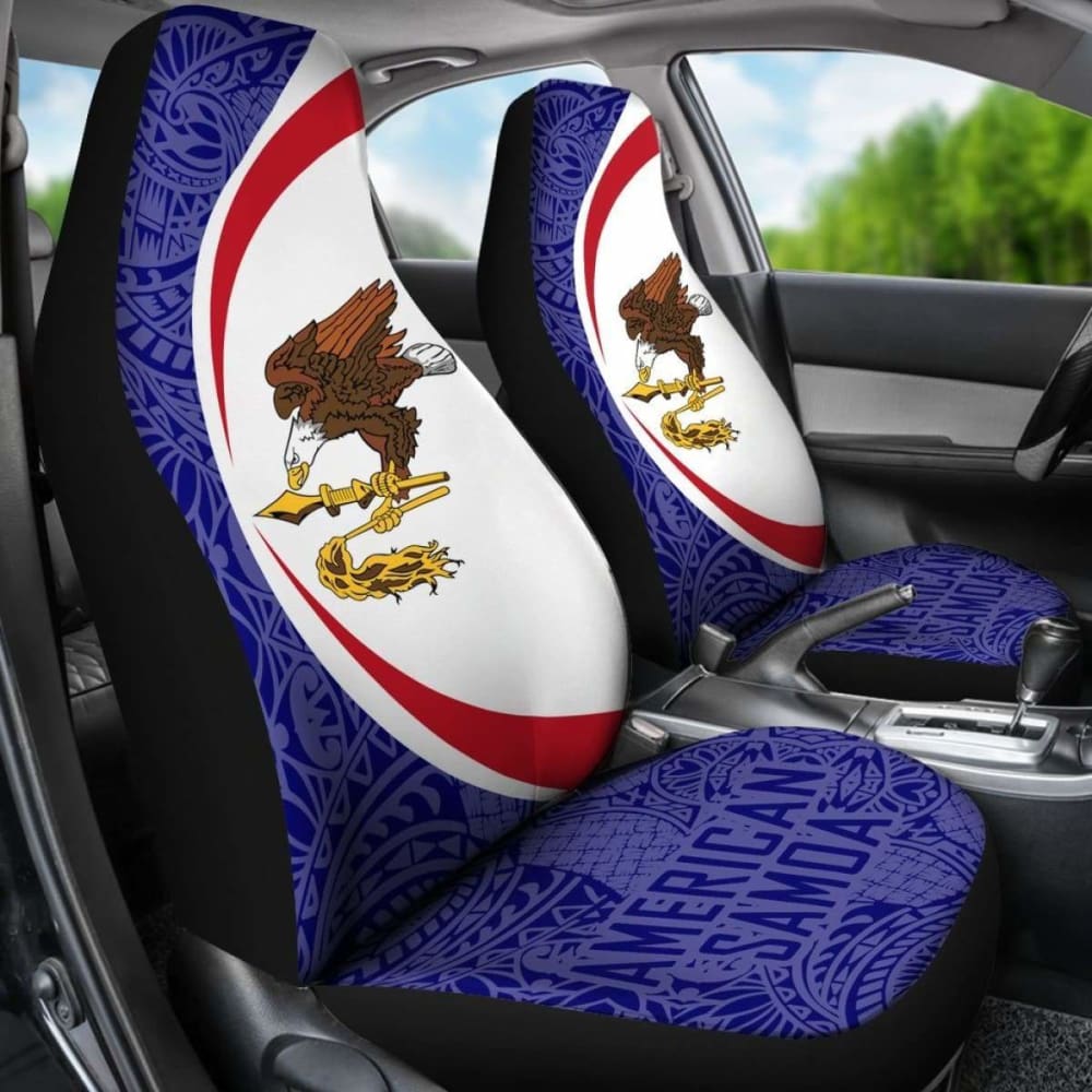 American Samoa Car Seat Covers Circle Style Amazing