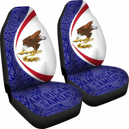 American Samoa Car Seat Covers Circle Style Amazing