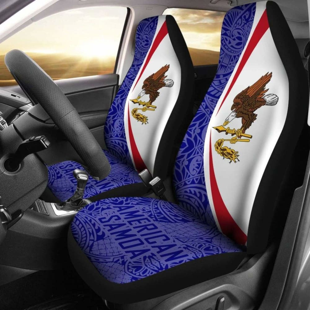 American Samoa Car Seat Covers Circle Style Amazing