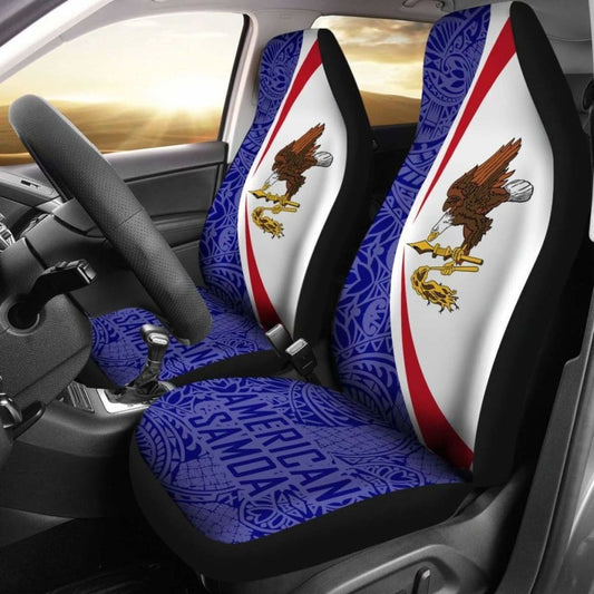 American Samoa Car Seat Covers Circle Style Amazing