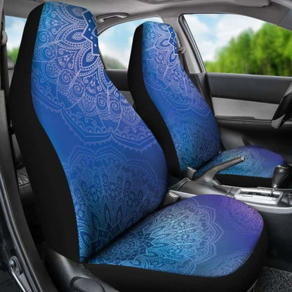Blue Mandalas Car Seat Covers