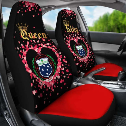 Samoa Car Seat Cover Couple King Queen