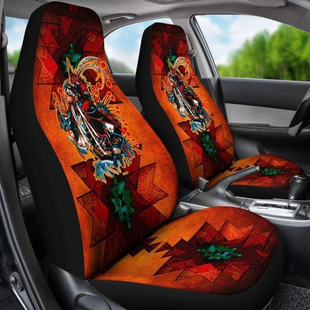 Native American Dancer Car Seat Cover