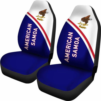 American Samoa Car Seat Covers Curve Version