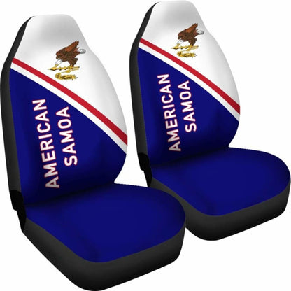 American Samoa Car Seat Covers Curve Version
