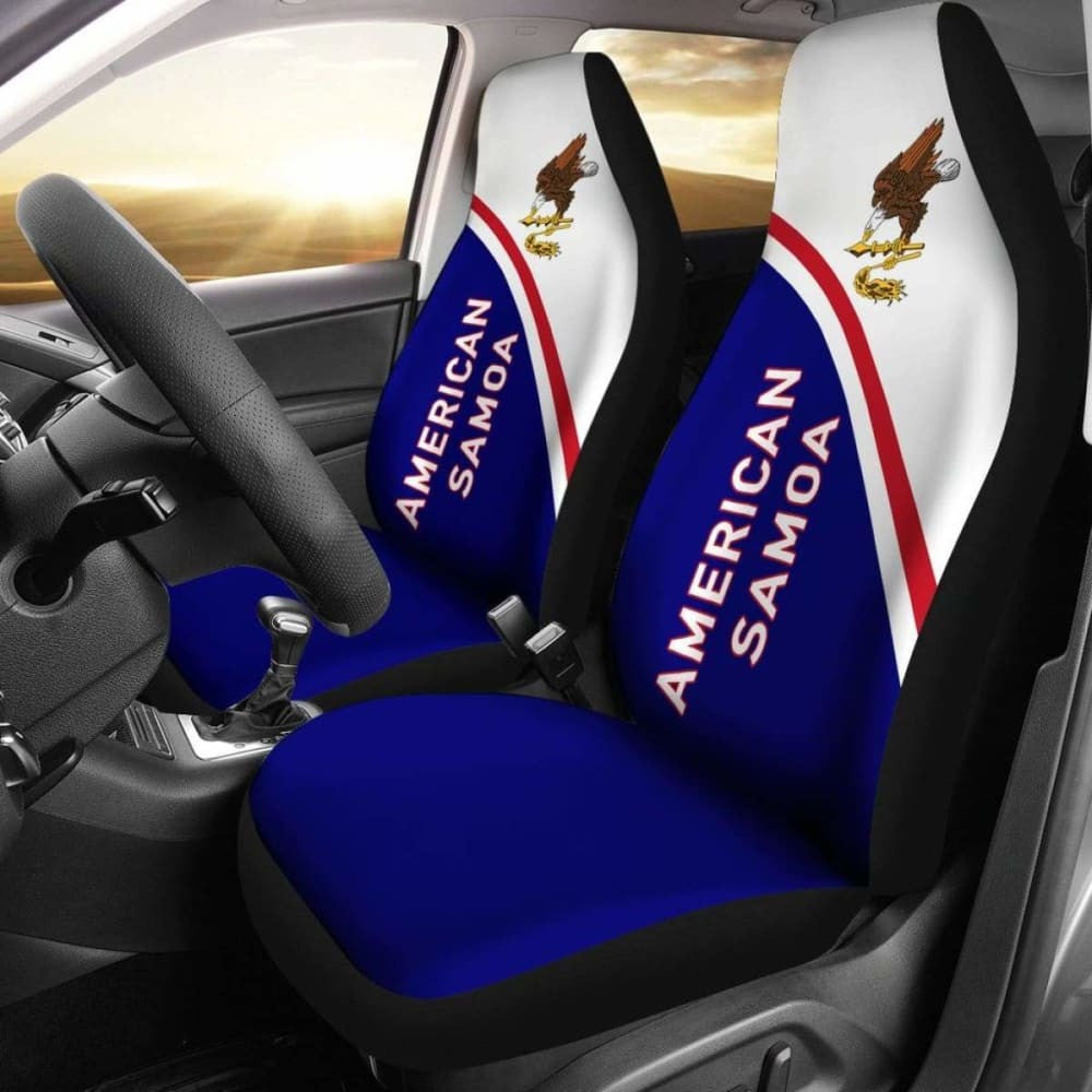 American Samoa Car Seat Covers Curve Version
