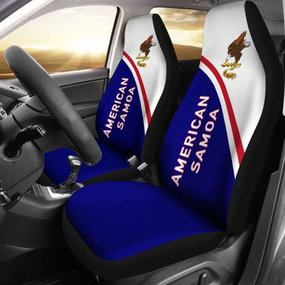 American Samoa Car Seat Covers Curve Version