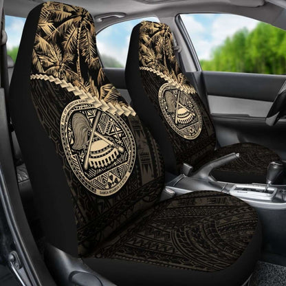 American Samoa Car Seat Covers Golden Coconut Amazing