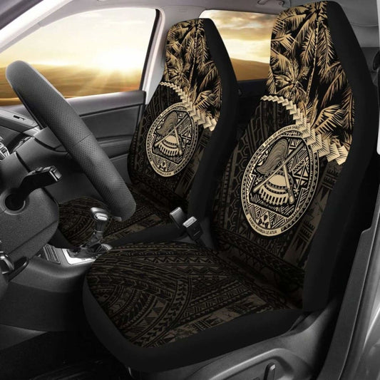 American Samoa Car Seat Covers Golden Coconut Amazing