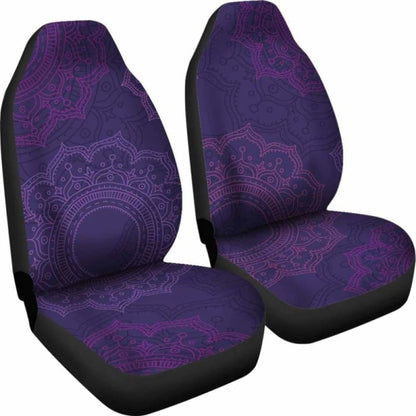 Purple Mandalas Car Seat Covers