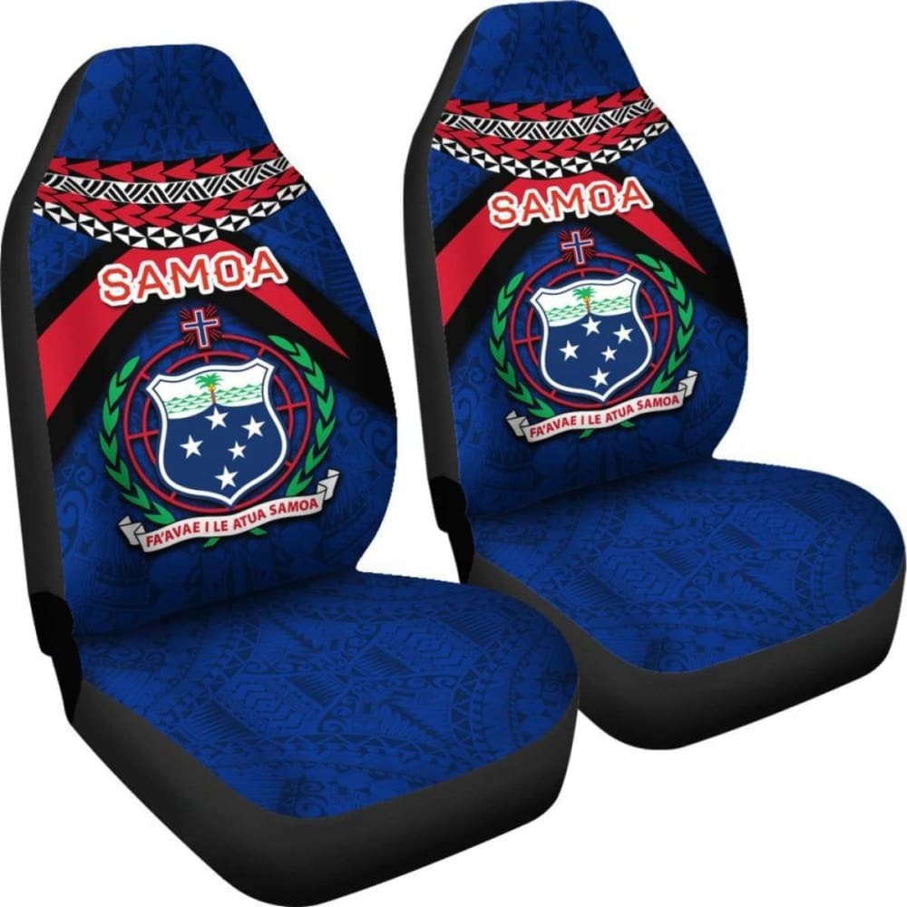Samoa Polynesian Car Seat Covers - Vibes Version