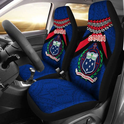 Samoa Polynesian Car Seat Covers - Vibes Version