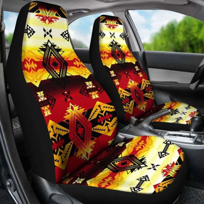 Sovereign Nation Fire Car Seat Covers