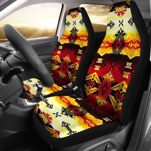 Sovereign Nation Fire Car Seat Covers
