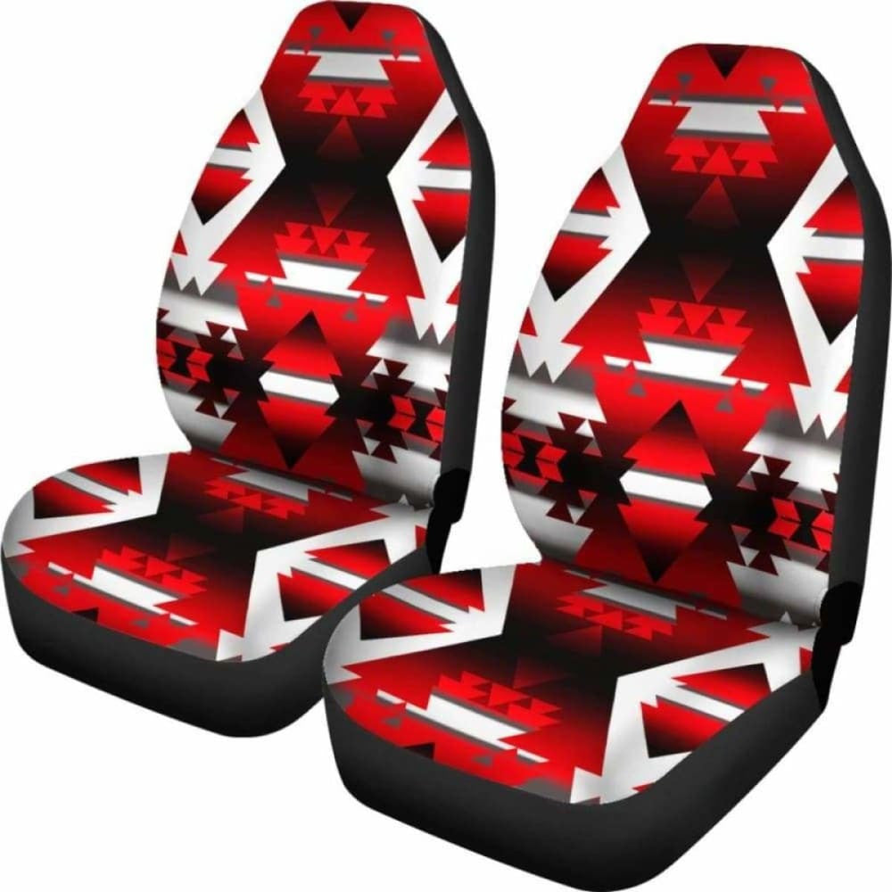 Winter Camp Red Car Seat Covers