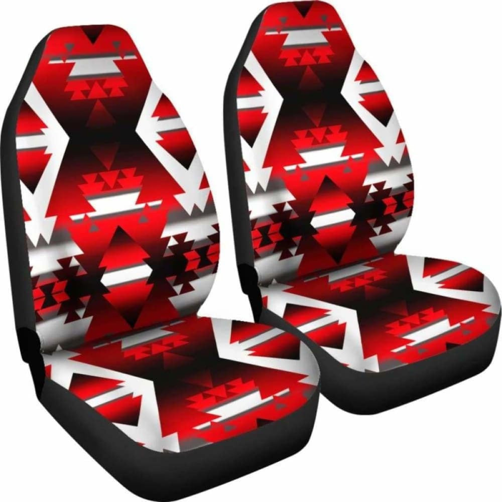 Winter Camp Red Car Seat Covers