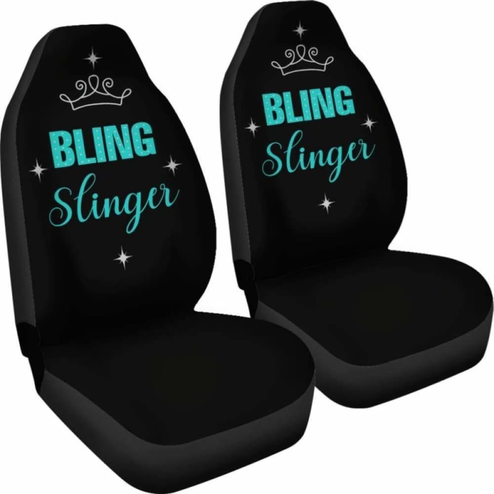 Bling Slinger Car Seat Covers Teal