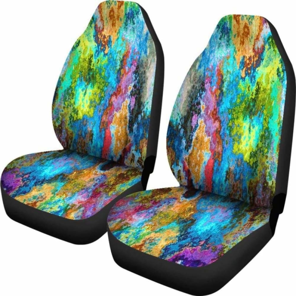 Rainbow Abstract Seat Covers