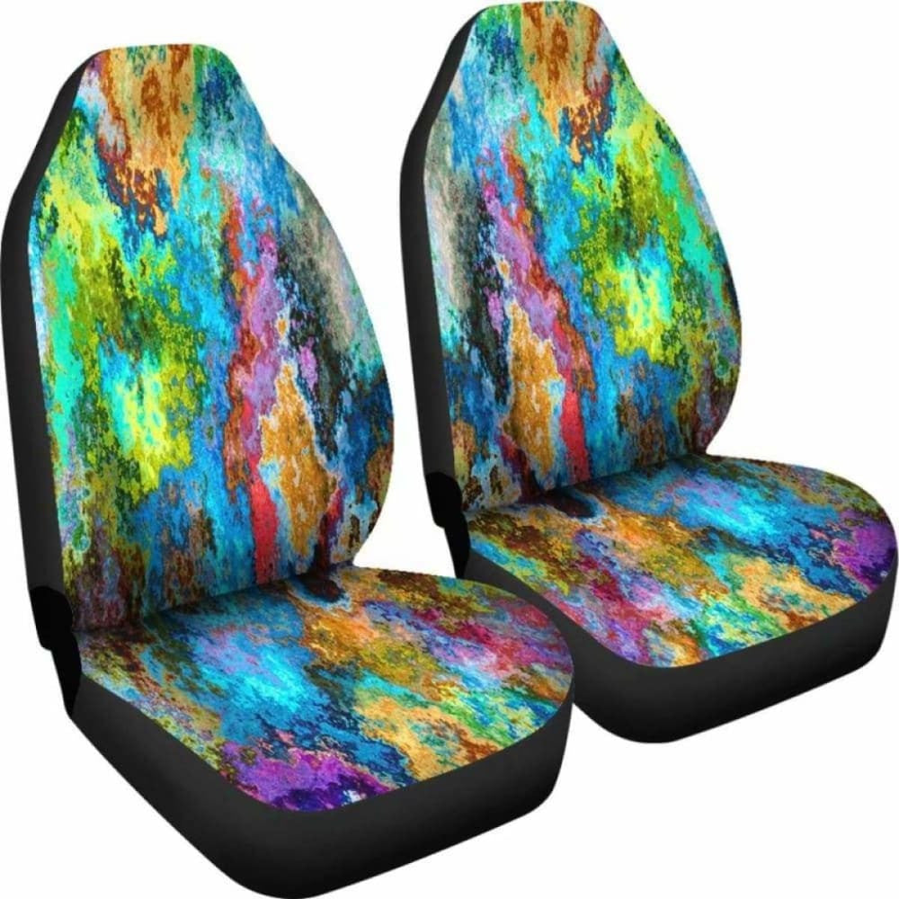 Rainbow Abstract Seat Covers