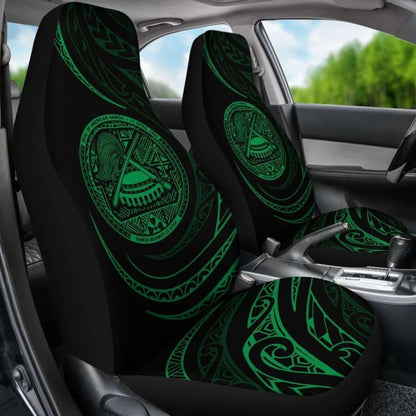American Samoa Car Seat Covers - \bGreen - Frida Style -