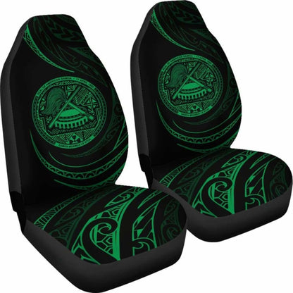 American Samoa Car Seat Covers - \bGreen - Frida Style -