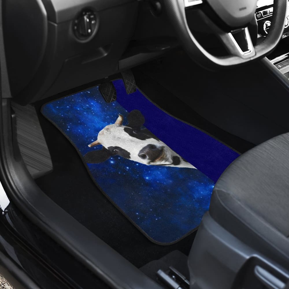 Amazing Gift Ideas Cow Spirit With Galaxy Car Floor Mats