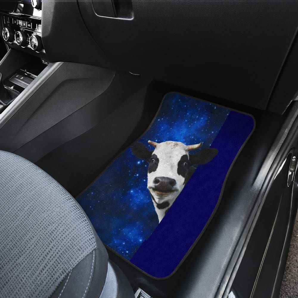 Amazing Gift Ideas Cow Spirit With Galaxy Car Floor Mats