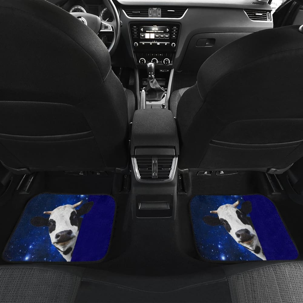 Amazing Gift Ideas Cow Spirit With Galaxy Car Floor Mats