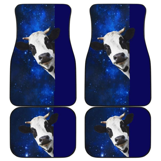 Amazing Gift Ideas Cow Spirit With Galaxy Car Floor Mats