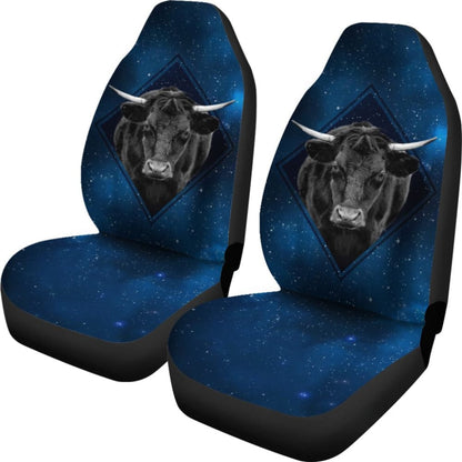 Powerful Bull Galaxy For Bull Cow Lovers Car Seat Covers
