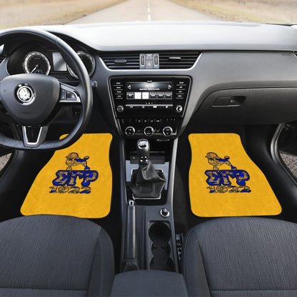 Yellow Sigma Gamma Rho Car Floor Mats