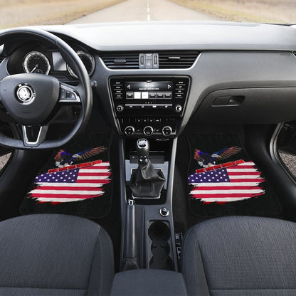 American Flag Car Floor Mats Custom One Nation Under God Car Accessories