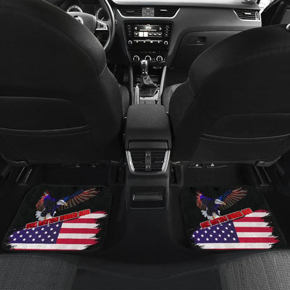 American Flag Car Floor Mats Custom One Nation Under God Car Accessories