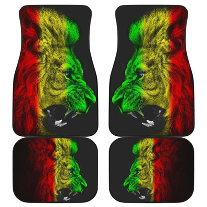 Amazing Gift Ideas Rasta Lion Roaring Car Floor Mats