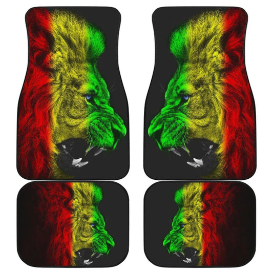 Amazing Gift Ideas Rasta Lion Roaring Car Floor Mats