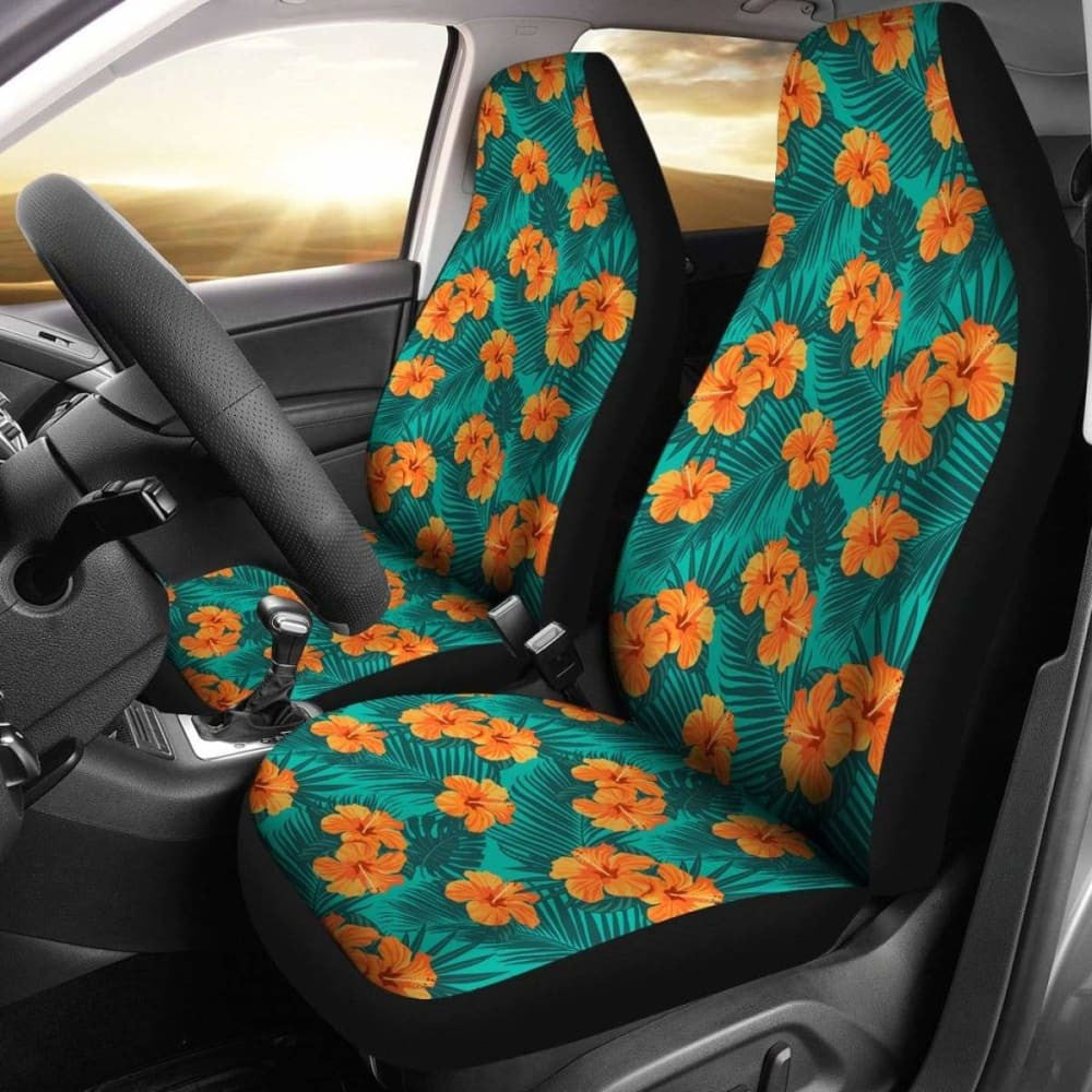 Pattern Flower Tropical Summer Car Seat Covers