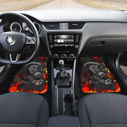 No One Can Stop Flame Grim Reaper Car Floor Mats