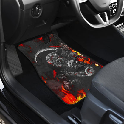 No One Can Stop Flame Grim Reaper Car Floor Mats