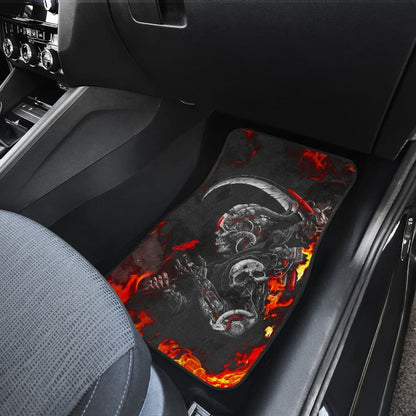No One Can Stop Flame Grim Reaper Car Floor Mats