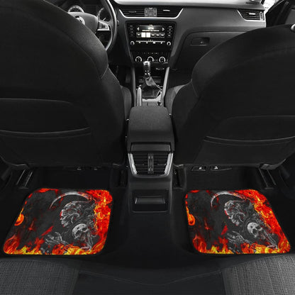 No One Can Stop Flame Grim Reaper Car Floor Mats