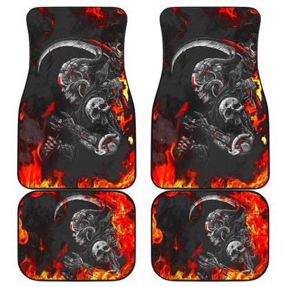 No One Can Stop Flame Grim Reaper Car Floor Mats