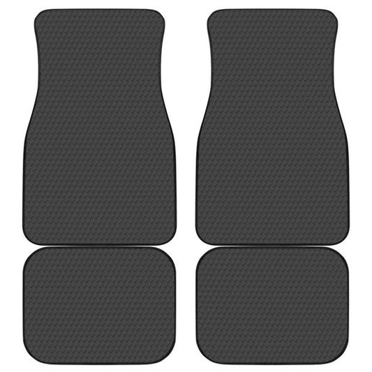 Gray Dragon Skin Scale Car Floor Mats
