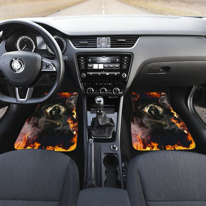 No Way Against Flame Grim Reaper Car Floor Mats