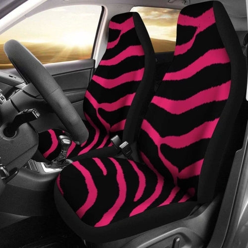 Zebra Pink Design Seat Covers